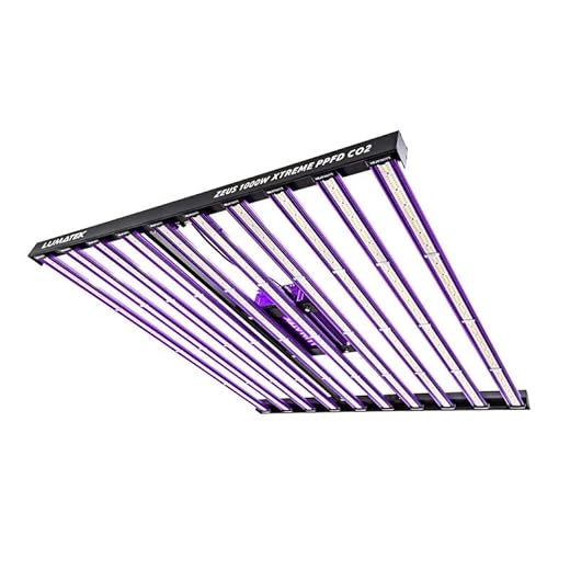 Weedness Lumatek LED ZEUS 1000 Watt Xtreme PPFD CO2 - LED Panel Pflanzenlampe Vollspektrum Growbox Grow Light Pflanzenlicht Zimmerpflanzen