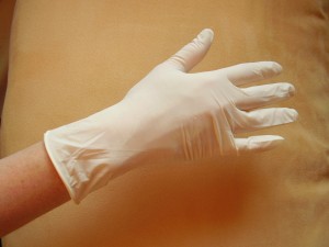 Latexhandschuhe - stets ungepulvert kaufen
