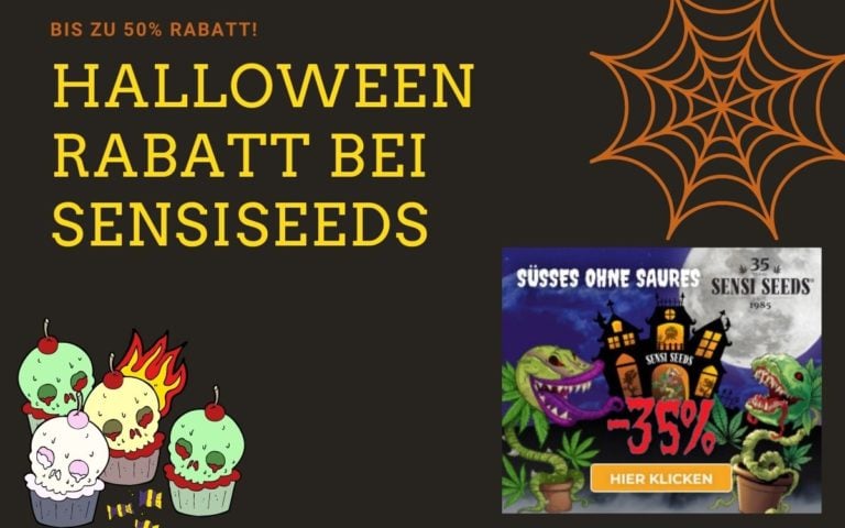 Bis zu 50 % Rabatt bei Sensi Seeds und Weedseedshop auf Samen und CBD Produkte