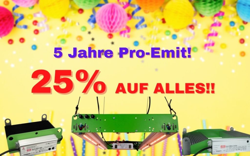 Pro-Emit: Fette 25% Rabatt auf ALLES!!! Bspw. DIY-M-Kit 2 short 300W nur 321,75 € statt 429,- € (NUR diesen Samstag!)