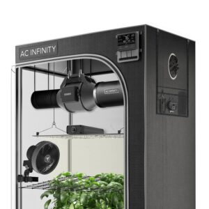AC Infinity Advance Grow System 2x4, 2-Pflanzen-Kit, WiFi-Integrated Grow Tent Kit, automatisierte Belüftung, Zirkulation, Zeitplan Vollspektrum Samsung LM301H LED wachsen... AC Infinity Advance Grow System 2x4, 2-Pflanzen-Kit, WiFi-Integrated Grow Tent Kit, automatisierte Belüftung, Zirkulation, Zeitplan Vollspektrum Samsung LM301H LED wachsen...