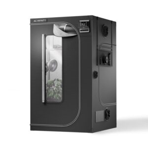 AC Infinity CLOUDLAB 844 Advance Grow Tent 4x4, dickste 2,5 cm Stangen, 2000D Mylar Canvas, Lab-getestete höchste Reflexionsfähigkeit, größtes Reißverschlussfenster,...