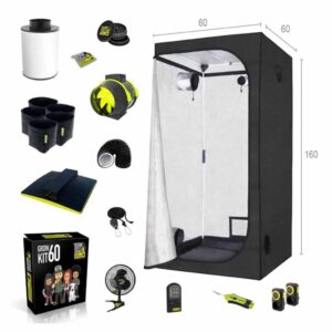 Garden Highpro 60x60x160 cm Growbox Set LEDMAXECO 60W