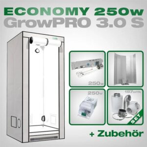 Growbox GrowPRO S, Grow Set 250W Economy Growbox GrowPRO S, Grow Set 250W Economy