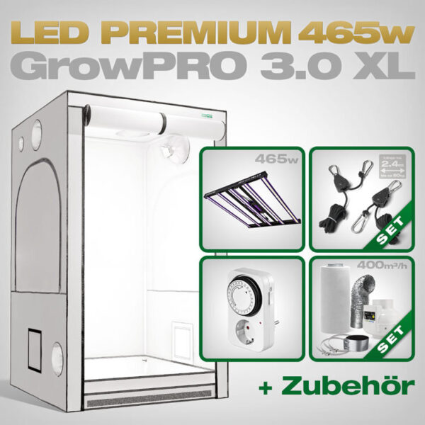 Growbox Komplettset LED GrowPRO XL, Lumatek ZEUS 465W PRO 2.9 Growbox Komplettset LED GrowPRO XL, Lumatek ZEUS 465W PRO 2.9