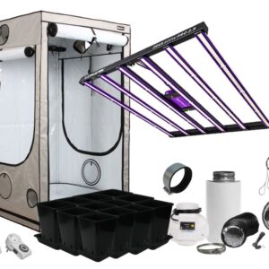 Homebox 150x150x220 cm Growbox Set LED Lumatek ZEUS 600W PRO 3.1