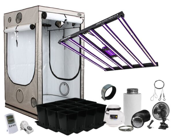 Homebox 150x150x220 cm Growbox Set LED Lumatek ZEUS 600W PRO 3.1