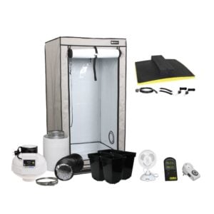 Homebox 80x80x180 cm Growbox Set 3 Pflanzen LED Garden Highpro LEDMAXECO 150W