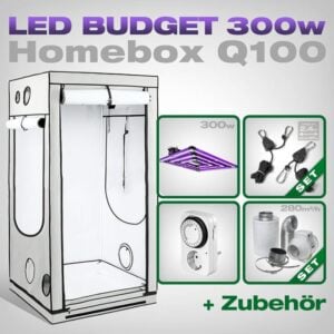 HOMEbox Q100 LED Grow Set + 1x Lumatek ATS Pro 300W HOMEbox Q100 LED Grow Set + 1x Lumatek ATS Pro 300W
