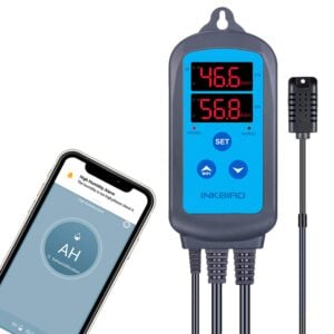Inkbird IHC-200-WIFI Feuchtigkeitsregler mit kostenloser App für Gewächshaus, Garten, Keller, Gärung, Rauchen