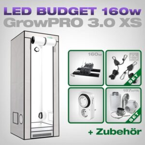 Low Budget Grow Set LED GrowPRO XS, 160W Low Budget Grow Set LED GrowPRO XS, 160W