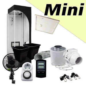 Mini Growbox LED Komplettset, 40x40x160cm Mini Growbox LED Komplettset, 40x40x160cm