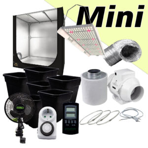 Mini Growbox LED Komplettset, 90x60x100cm Mini Growbox LED Komplettset, 90x60x100cm