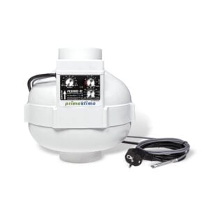 Rohrventilator PrimaKlima PK100EC-TC 580m³/h Drehzahl- u. Klimaregler