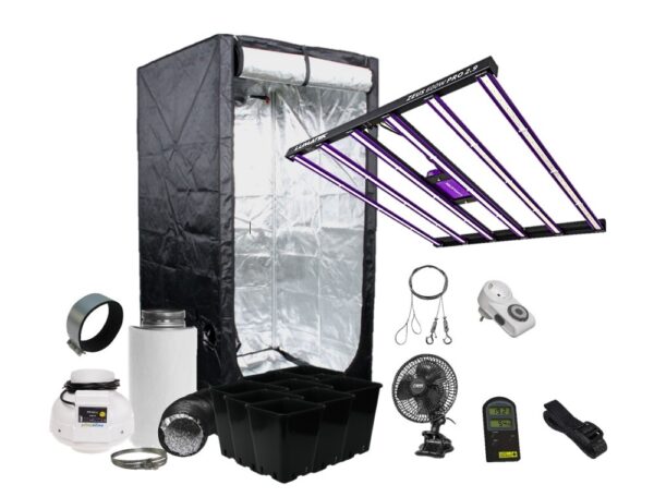 Secret Jardin 150x150x200 cm Growbox Set LED Lumatek ZEUS 600W PRO 3.1