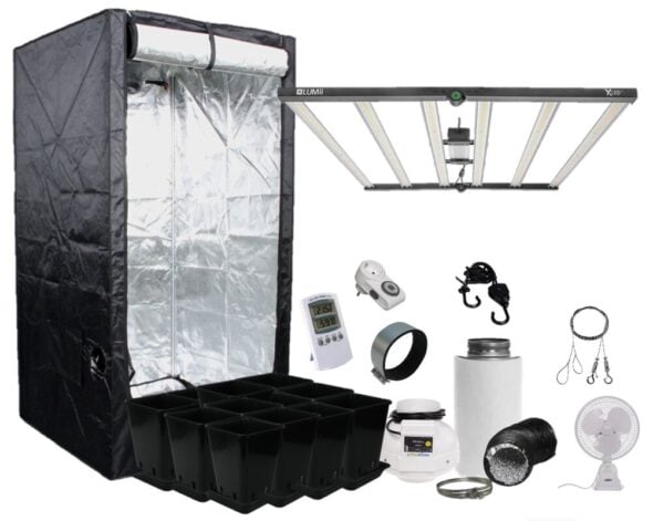 Secret Jardin 150x150x200 cm Growbox Set LED LUMii XLED 680W