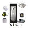 Secret Jardin 60x60x160 cm 3 Pflanzen Basic Growset LED Greenception GC Pure 80W