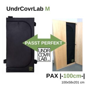 UndrCovrLab M V4 | Growzelt im Schrankformat | Growbox 92x54x189cm
