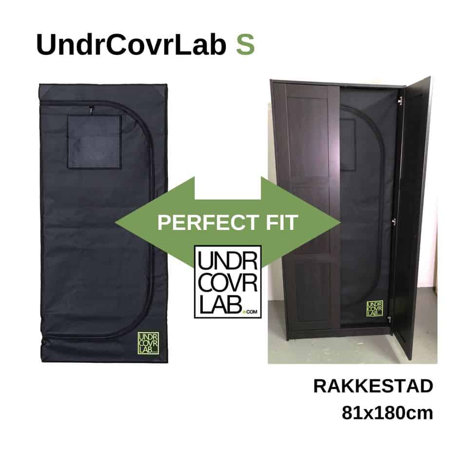 UndrCovrLab S | Das Stealth Growzelt im Kleiderschrank | neu Produktfoto